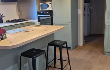 Chantier Mr et Mme LEGENDRE cuisine + pièce de vie