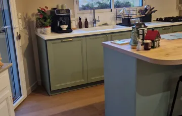 Chantier Mr et Mme LEGENDRE cuisine + pièce de vie