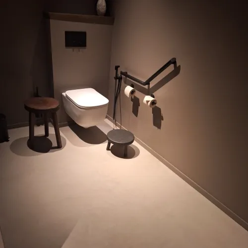 Murs et sol en résine minérale